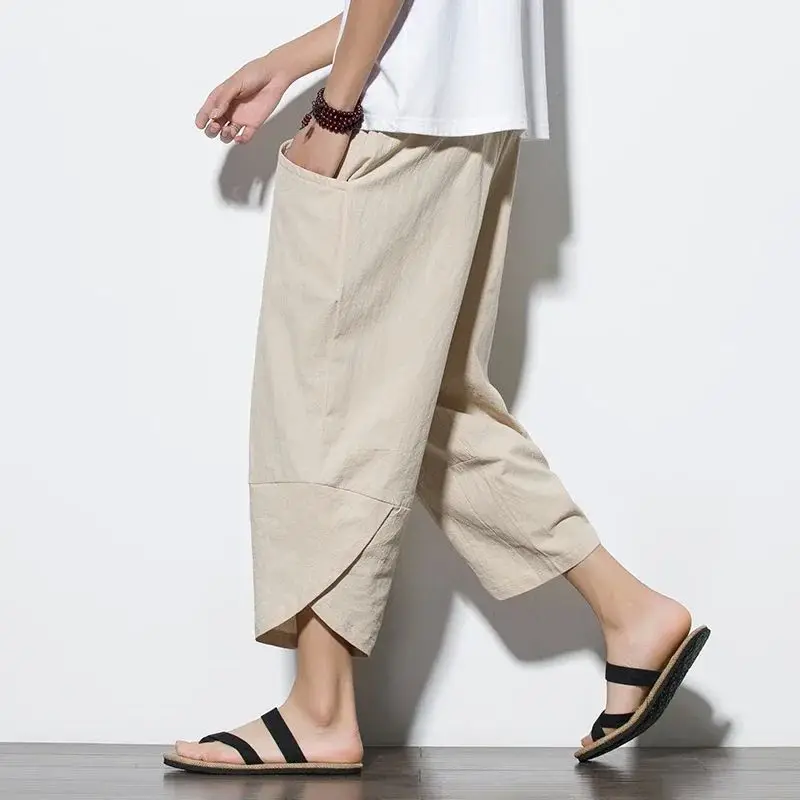 Summer 2024 Men's Chinese Sle Cotton Linen Harem Pants Straight Leg Eighteen Length Casual Trousers Youthful Vitali Sle
Summer 2024 Men's Chinese Sle Cotton Linen Harem Pants Straight Leg Eighteen Length Casual Trousers Youthful Vitali Sle