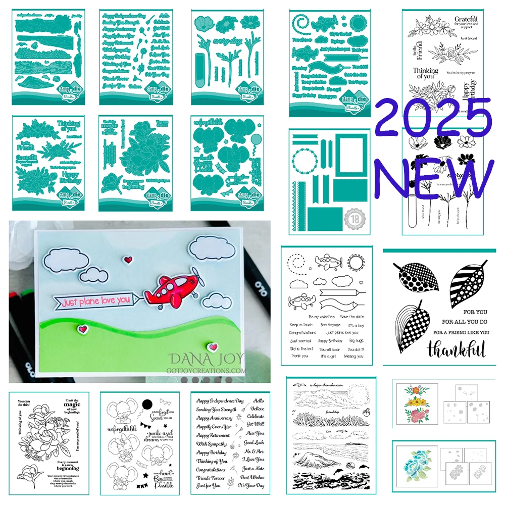 2025 New Spring Clusters Metal Cutting Dies Stamps Stencil Set for Essential Greeting Scrapbook Decoration Embossing DIY Card
2025 New Spring Clusters Metal Cutting Dies Stamps Stencil Set for Essential Greeting Scrapbook Decoration Embossing DIY Card