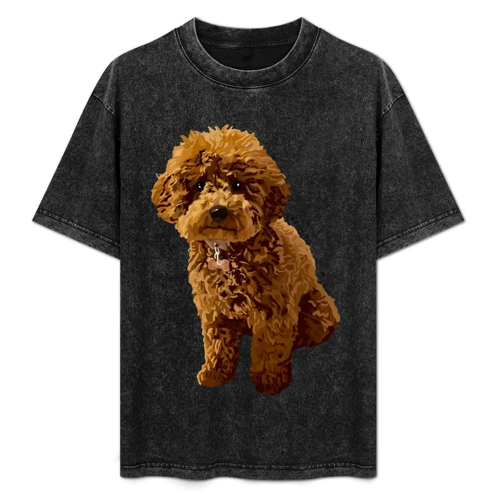 Ginger the Toy Poodle T-Shirt Casual Street Style Short Sleeve Tee
Ginger the Toy Poodle T-Shirt Casual Street Style Short Sleeve Tee