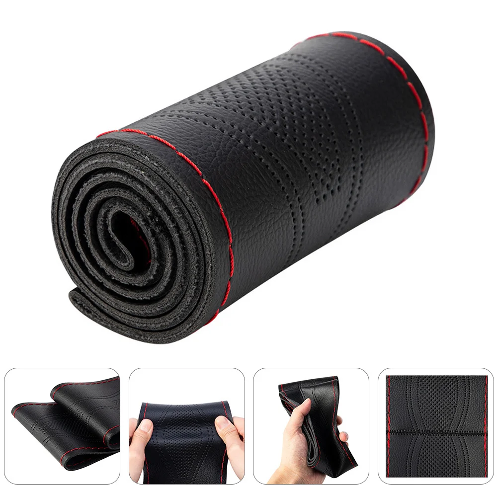1Pcs Steering Wheel Cover Microfiber Handsewn Anti-Slip Heat Resistant Durable Protector for Car Wheel 
1Pcs Steering Wheel Cover Microfiber Handsewn Anti-Slip Heat Resistant Durable Protector for Car Wheel