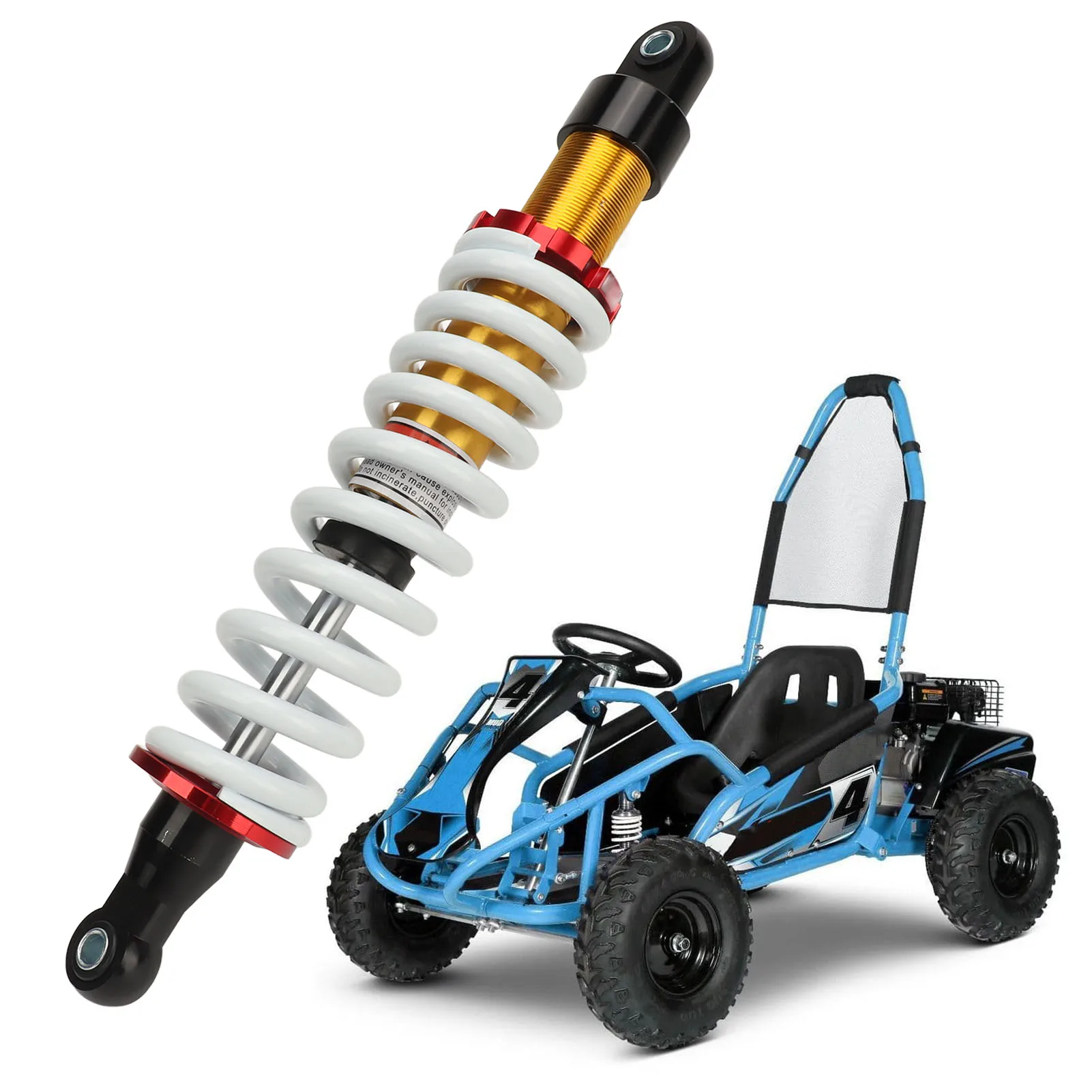 380mm Motorcycle Shock Absorber High Strength Premium 10mm Shock Absorber Spring for 90cc 110cc 125cc 250cc PIT QUAD DIRT BIKE
380mm Motorcycle Shock Absorber High Strength Premium 10mm Shock Absorber Spring for 90cc 110cc 125cc 250cc PIT QUAD DIRT BIKE