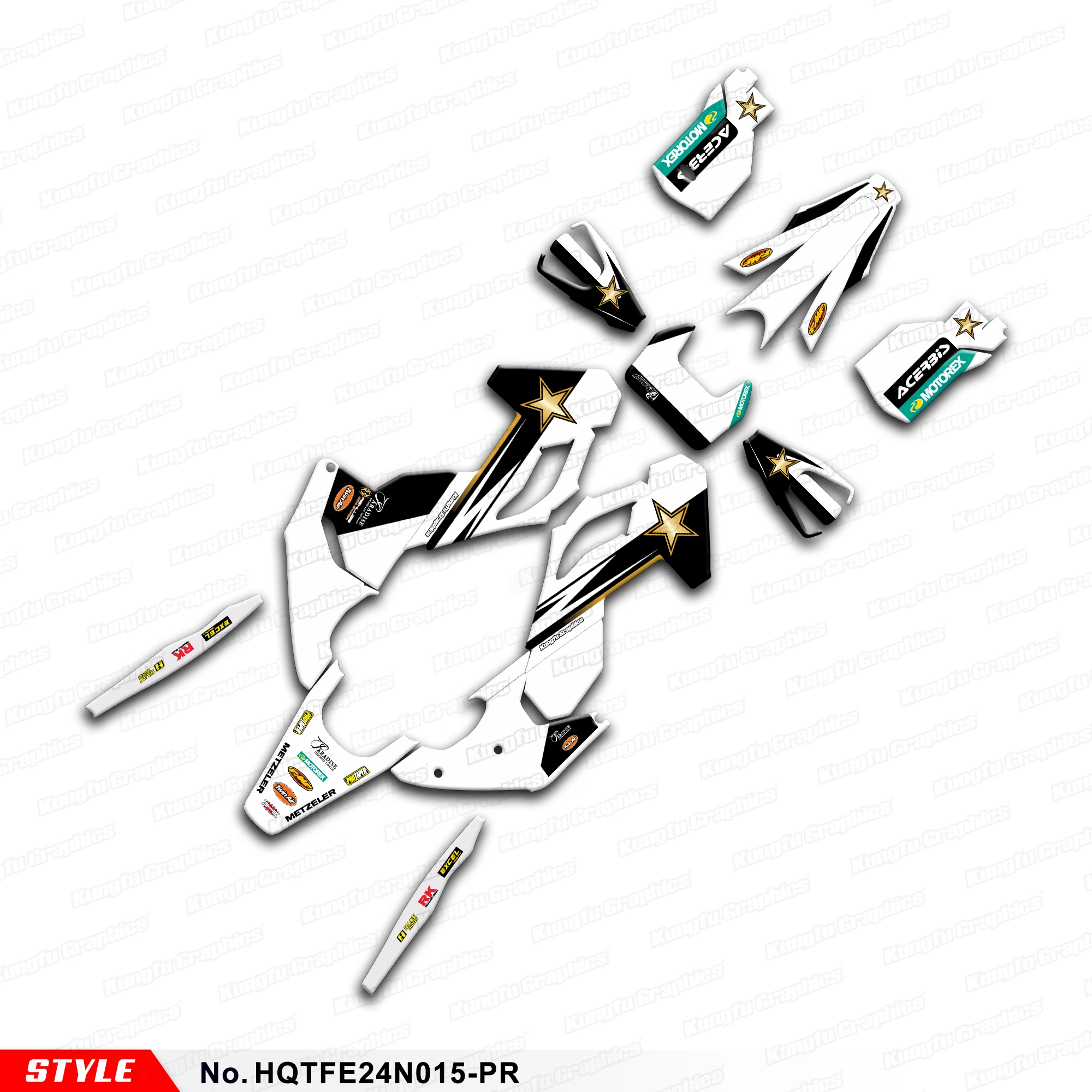 JY RACING Dirtbike Graphics Stickers Complete for Husqvarna TC FC TX FX 2023 2024 & TE FE 2024, HQTFE24N015-PR
JY RACING Dirtbike Graphics Stickers Complete for Husqvarna TC FC TX FX 2023 2024 & TE FE 2024, HQTFE24N015-PR