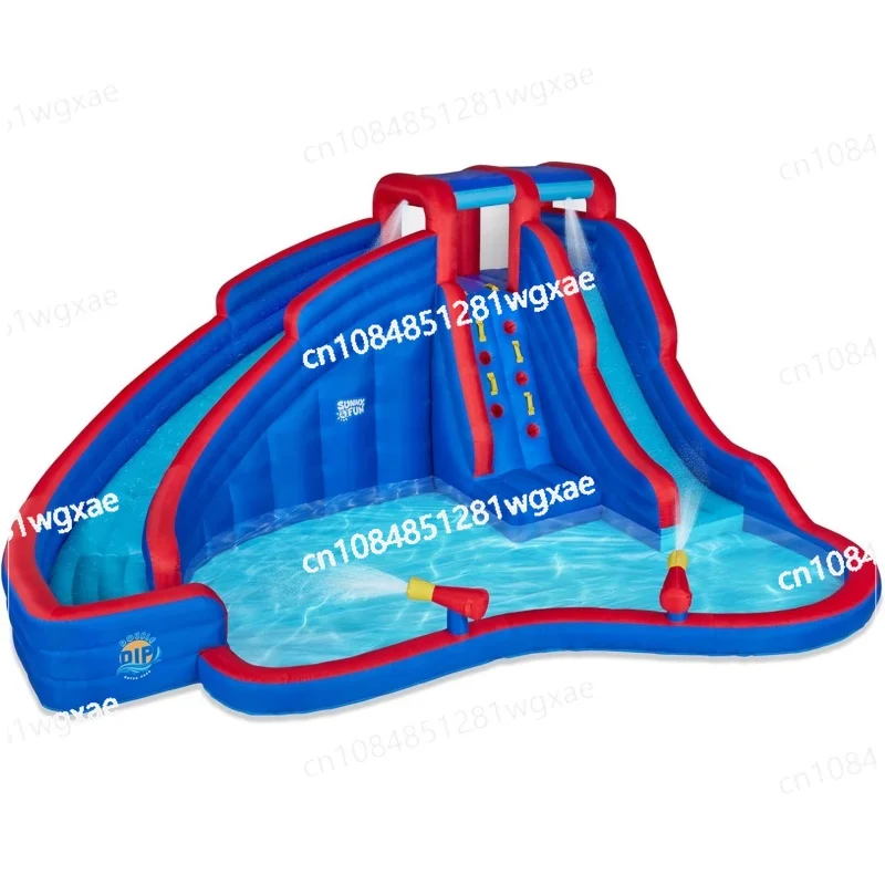 A Heavy-duty Facility Suitable for Outdoor Entertainment, Including A Climbing Wall, 2 Slides, and A Recreational Pool
A Heavy-duty Facility Suitable for Outdoor Entertainment, Including A Climbing Wall, 2 Slides, and A Recreational Pool