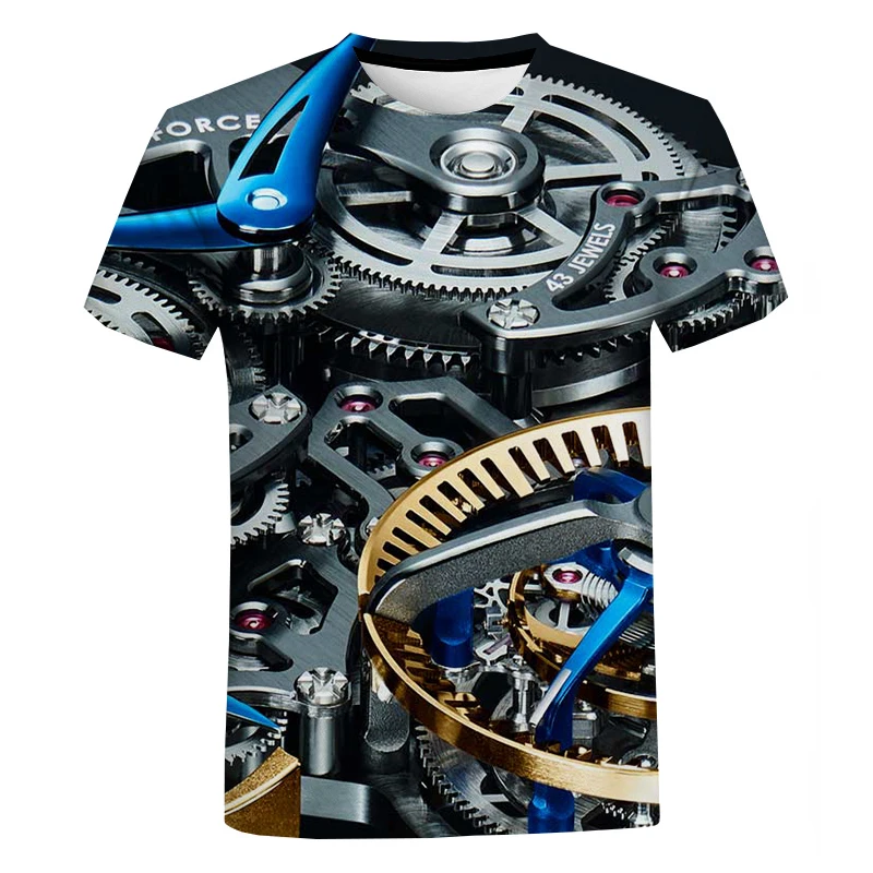 Summer Men 3d Printing Sports Machinery Creative Street O Collar Short Sleeve Fashion Personality Casual Loose Plus Size Top
Summer Men 3d Printing Sports Machinery Creative Street O Collar Short Sleeve Fashion Personality Casual Loose Plus Size Top