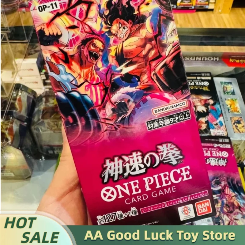 Hot Sale Japan Anime One Piece Card Game A Fist Of Divine Speed Op-11 Booster Box Tcg Collection Cards Gifts For Adult
Hot Sale Japan Anime One Piece Card Game A Fist Of Divine Speed Op-11 Booster Box Tcg Collection Cards Gifts For Adult
