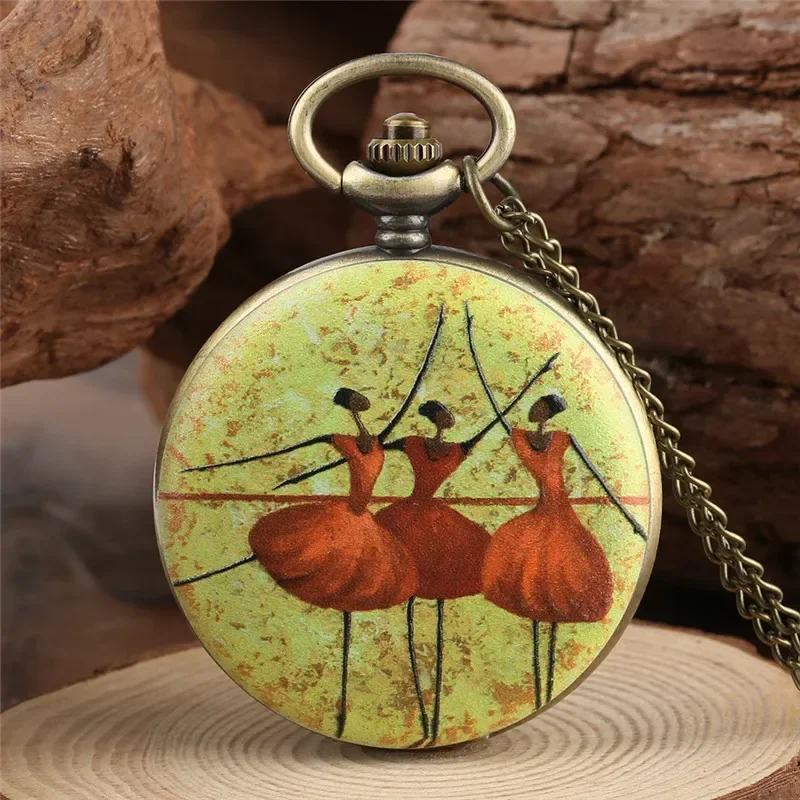 Vintage Bronze Elegant Ballet Dancer Pattern Men Women Quartz Pocket Watch Arabic Numeral Display Necklace Chain Timepiece Reloj
Vintage Bronze Elegant Ballet Dancer Pattern Men Women Quartz Pocket Watch Arabic Numeral Display Necklace Chain Timepiece Reloj
