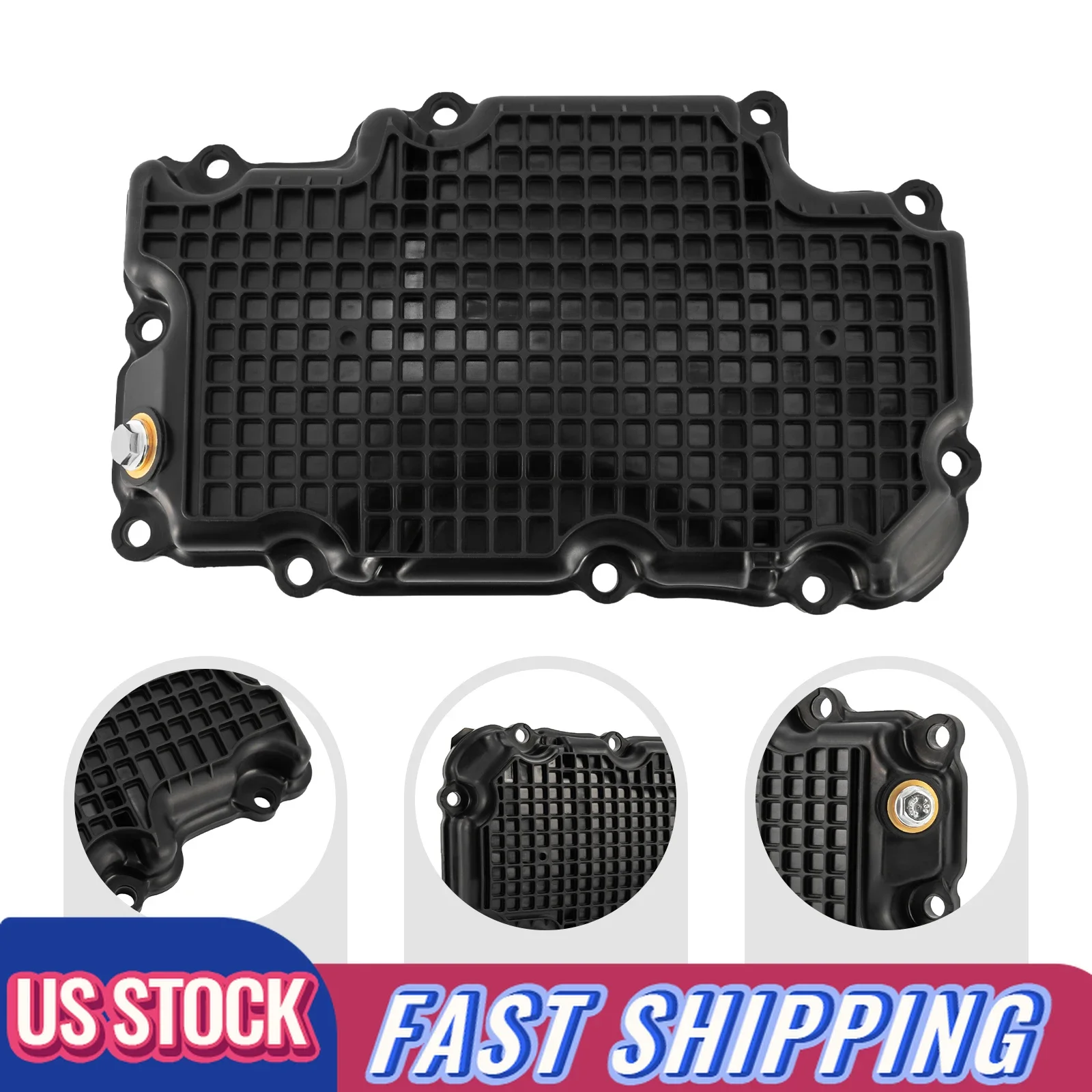 Engine Oil Pan for 2016-2022 Infiniti Q50/Q60 2WD | Plastic Replacement with 11110-5CA2A/5CA1A (Black, 0.7kg Lightweight)
Engine Oil Pan for 2016-2022 Infiniti Q50/Q60 2WD | Plastic Replacement with 11110-5CA2A/5CA1A (Black, 0.7kg Lightweight)
