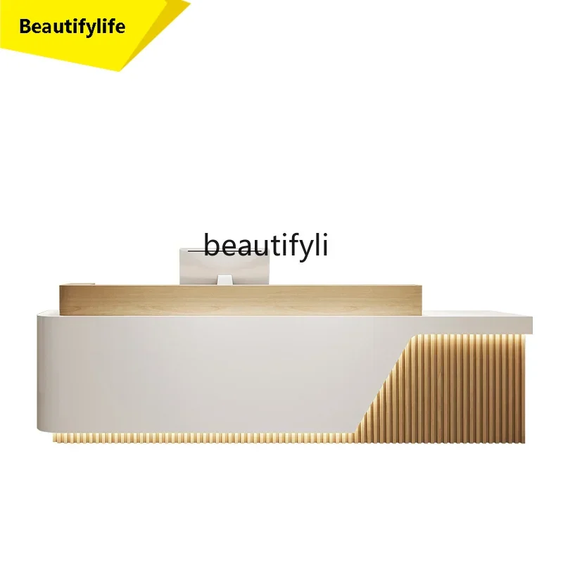 46 New Chinese arc checkout page Company hotel lobby reception desk, custom
46 New Chinese arc checkout page Company hotel lobby reception desk, custom