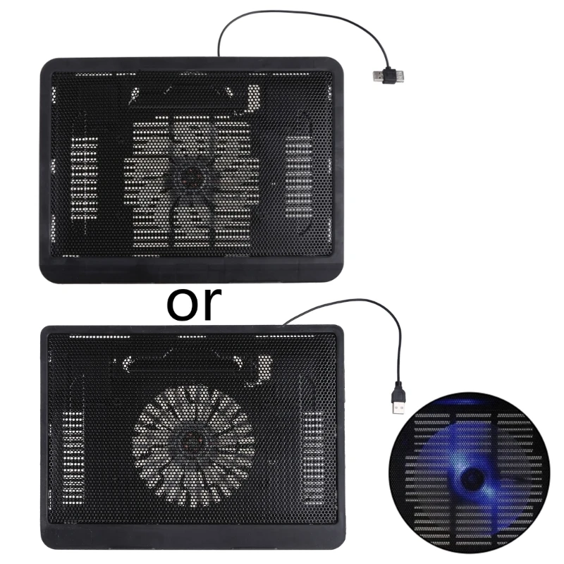 Laptop Cooling Pad Portable 2 USB Powered, Laptop Notebook Cooler Stand Mat with 1 Blue LED Fans, Fits 12-14” 
Laptop Cooling Pad Portable 2 USB Powered, Laptop Notebook Cooler Stand Mat with 1 Blue LED Fans, Fits 12-14”