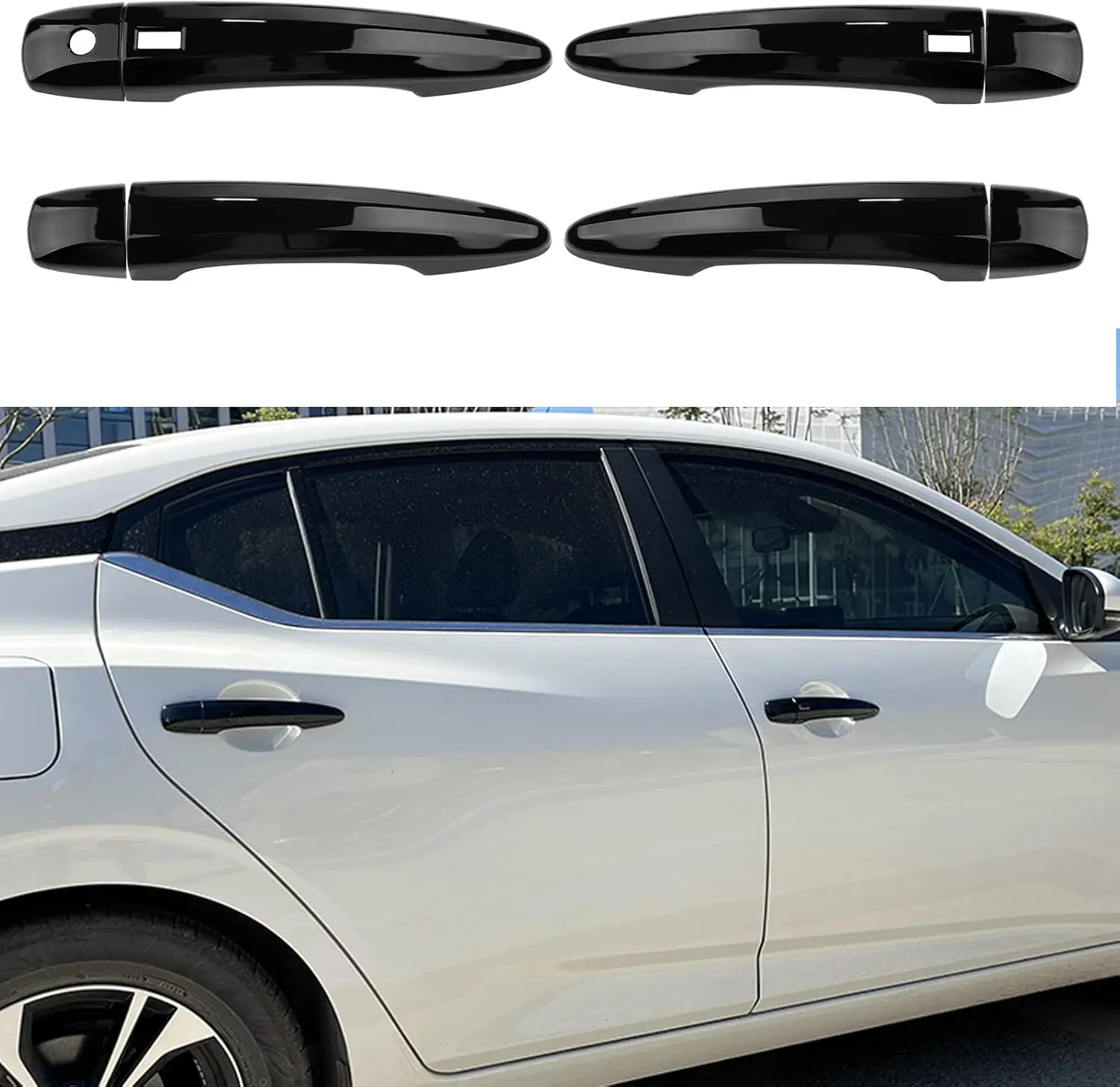 Exterior Door Handle Cover Trims Protector Compatible with Nissan Sentra Altima Rogue 2021-2025 Car Accessories
Exterior Door Handle Cover Trims Protector Compatible with Nissan Sentra Altima Rogue 2021-2025 Car Accessories