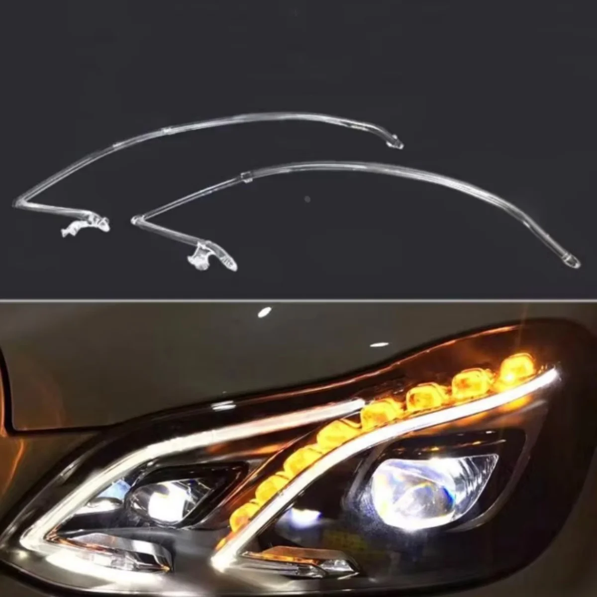 НОВАЯ фара DRL, трубка из акрилового волокна, световые линии, волокно для высокой версии для Mercedes E CLASS W212 S212 2014 2015
НОВАЯ фара DRL, трубка из акрилового волокна, световые линии, волокно для высокой версии для Mercedes E CLASS W212 S212 2014 2015