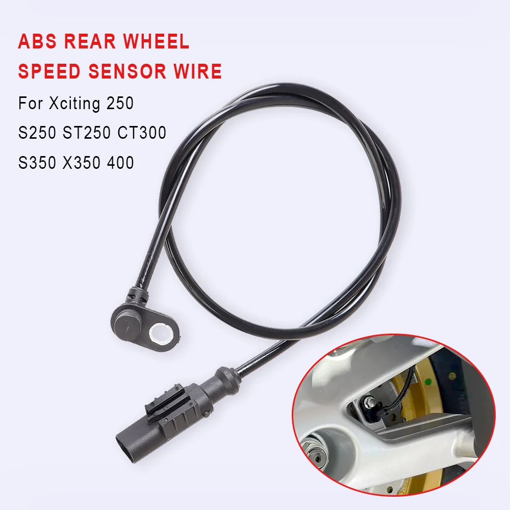 Rear ABS Wheel Speed Sensor Signal Wire For Kymco Xciting 250 S250 ST250 CT300 CT 300 S350 X350 350 400 Motorcycle Accessories
Rear ABS Wheel Speed Sensor Signal Wire For Kymco Xciting 250 S250 ST250 CT300 CT 300 S350 X350 350 400 Motorcycle Accessories