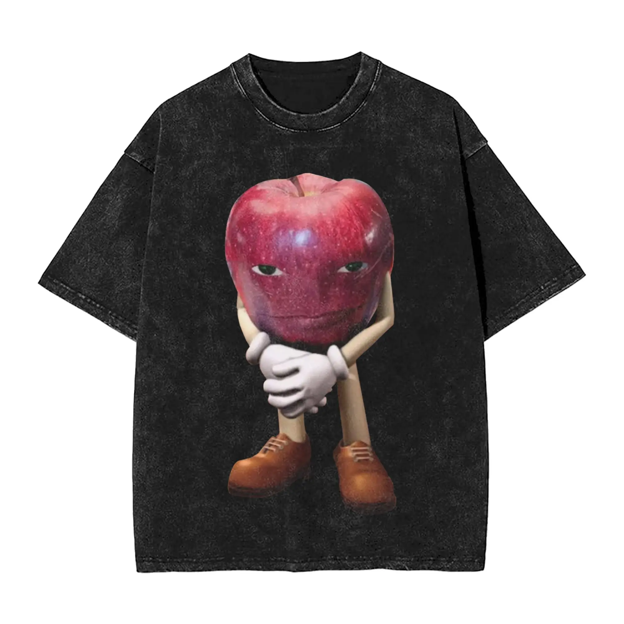 Промытая футболка The Rizz Me Asf Apple with Face meme Хип-хоп Футболка High Street Streetwear Хлопковая футболка с принтом Мужчины Женщины
Промытая футболка The Rizz Me Asf Apple with Face meme Хип-хоп Футболка High Street Streetwear Хлопковая футболка с принтом Мужчины Женщины