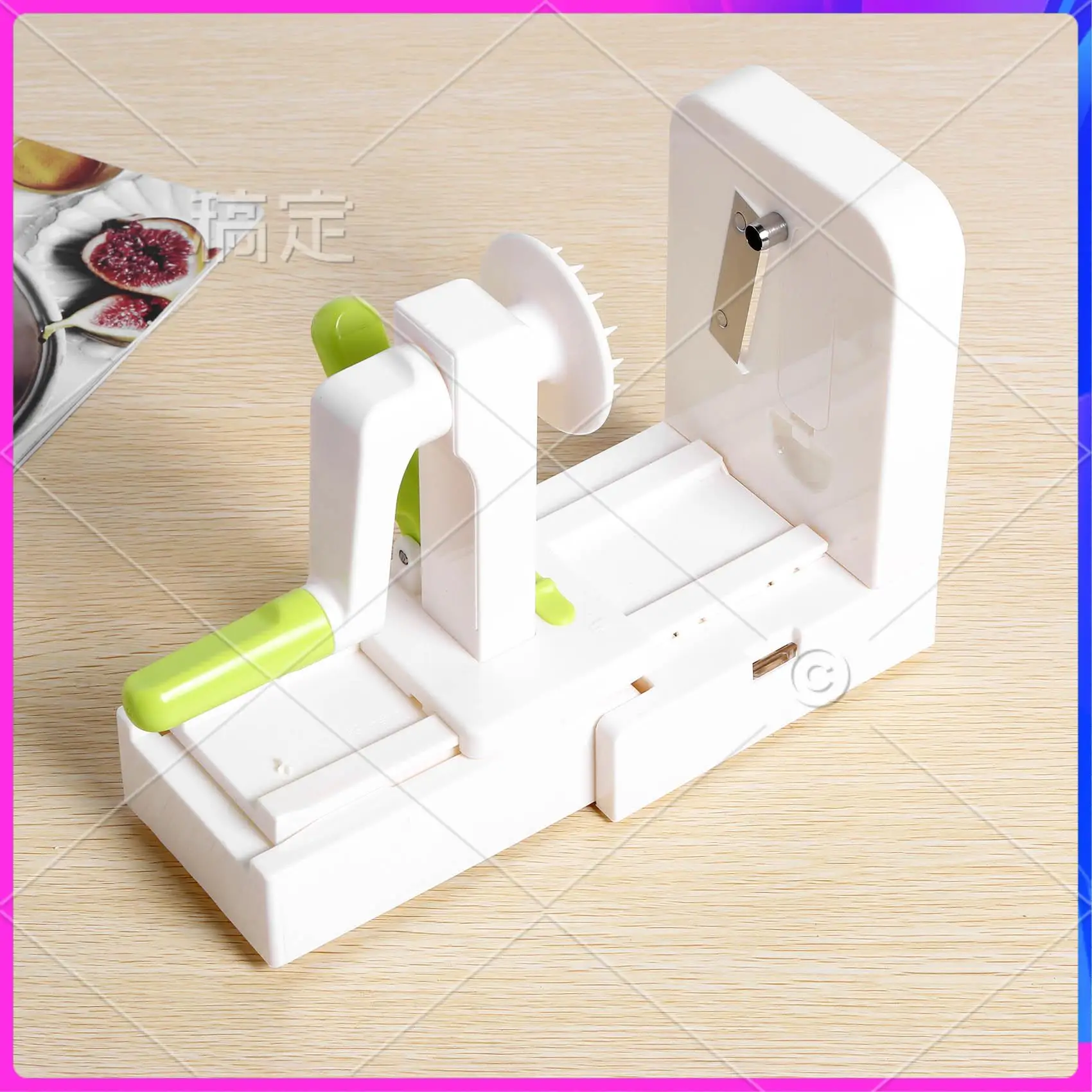 NEW-4 Blade Vegetable Spiralizer Folding Veggie Pasta & Spaghetti Potato Vegetable Spiral Cutter Zucchini Slicer
NEW-4 Blade Vegetable Spiralizer Folding Veggie Pasta & Spaghetti Potato Vegetable Spiral Cutter Zucchini Slicer