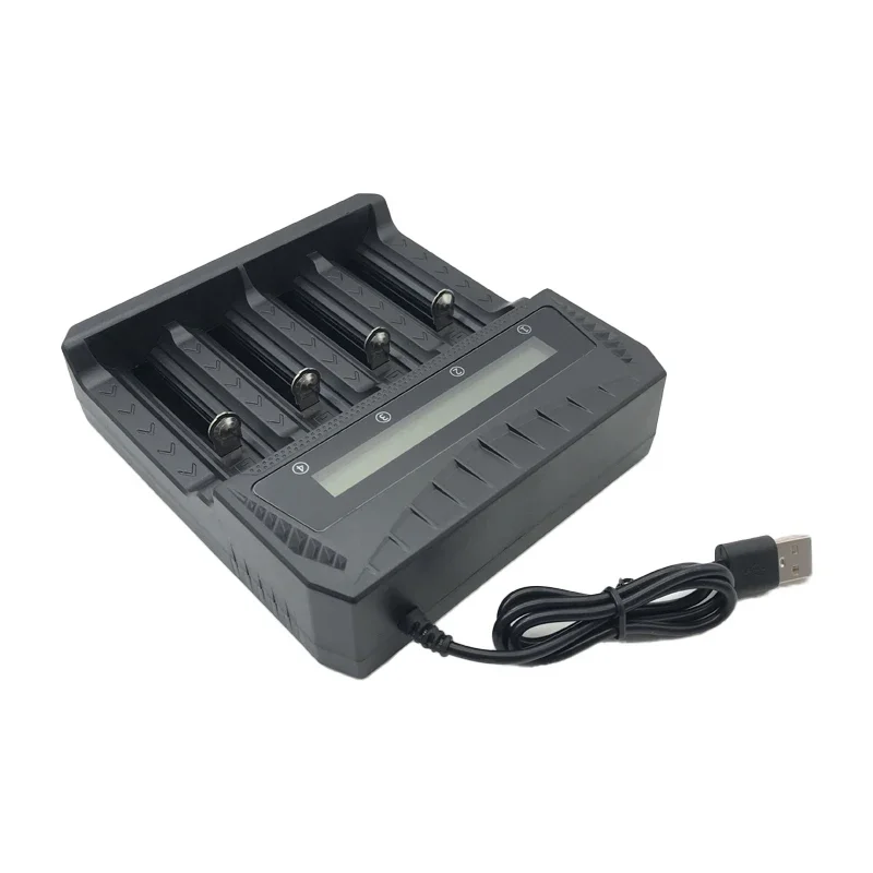 Fast Charging Display Voltage and Charge Level 4-bay Smart Charger for 18650 Rechargeable Batteries with LCD Display Intelligent
Fast Charging Display Voltage and Charge Level 4-bay Smart Charger for 18650 Rechargeable Batteries with LCD Display Intelligent