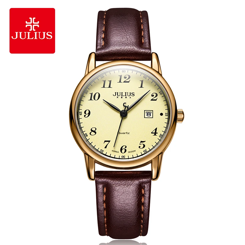 Julius Watches JA-508 Antique Large Nunber Easy Read Dial Auto Date Casual Leather Band Women Quartz Wrist Watch
Julius Watches JA-508 Antique Large Nunber Easy Read Dial Auto Date Casual Leather Band Women Quartz Wrist Watch
