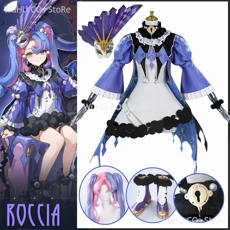 Game Wuthering Waves ROCCIA Cosplay Costume Box Stage Suit New Skin Blue Dress ROCCIA Wig Shoes Women Halloween Roleplay Suit
Game Wuthering Waves ROCCIA Cosplay Costume Box Stage Suit New Skin Blue Dress ROCCIA Wig Shoes Women Halloween Roleplay Suit