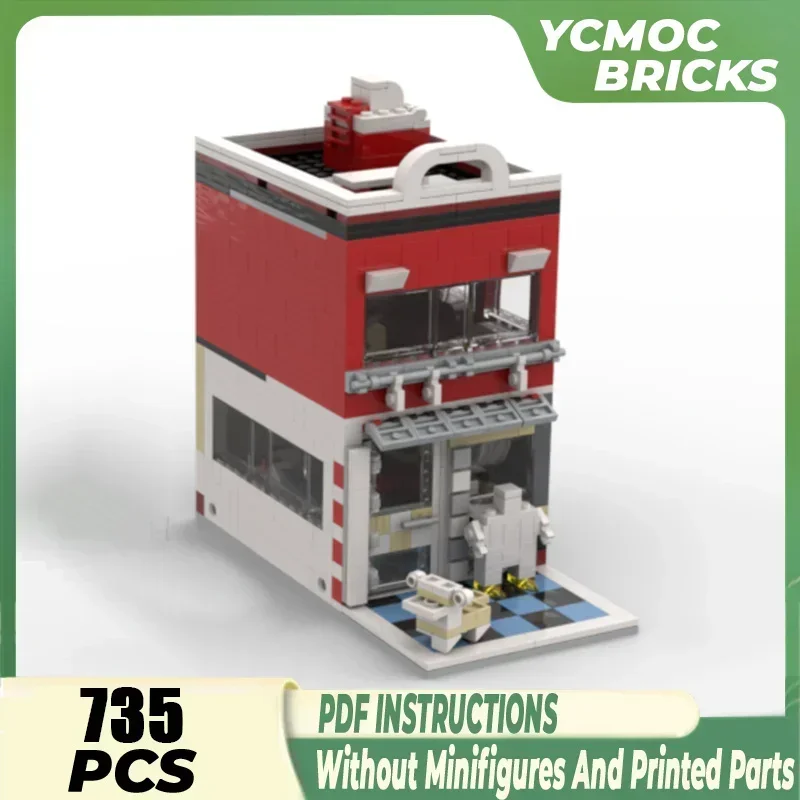 MOC Building Block Urban Roadside Buildings Model Technical Bricks DIY Assembly Street View Toys For Children Gifts
MOC Building Block Urban Roadside Buildings Model Technical Bricks DIY Assembly Street View Toys For Children Gifts