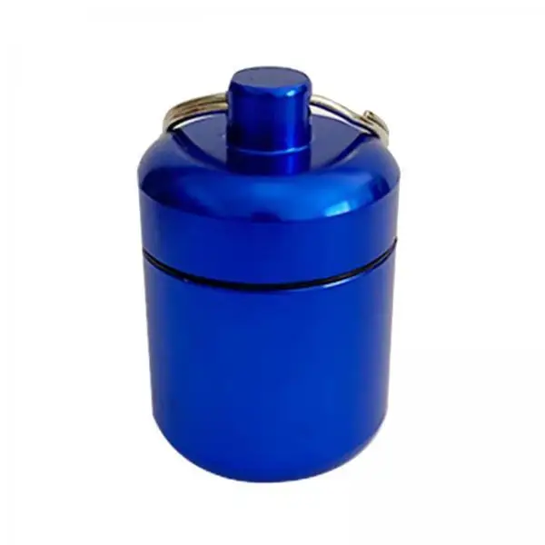 Aluminum Pillbox Keychain Pocket Waterproof Container Small Pill Organizer Metal Mini Case for Travel Work
Aluminum Pillbox Keychain Pocket Waterproof Container Small Pill Organizer Metal Mini Case for Travel Work