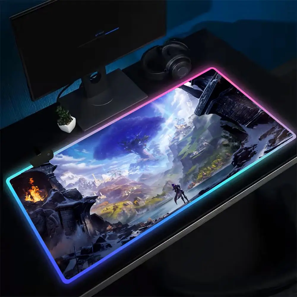 Коврик для мыши Tarisland, игровой коврик для мыши в стиле аниме, светодиодные настольные коврики с подсветкой, резиновые настольные коврики XXL RGB
Коврик для мыши Tarisland, игровой коврик для мыши в стиле аниме, светодиодные настольные коврики с подсветкой, резиновые настольные коврики XXL RGB