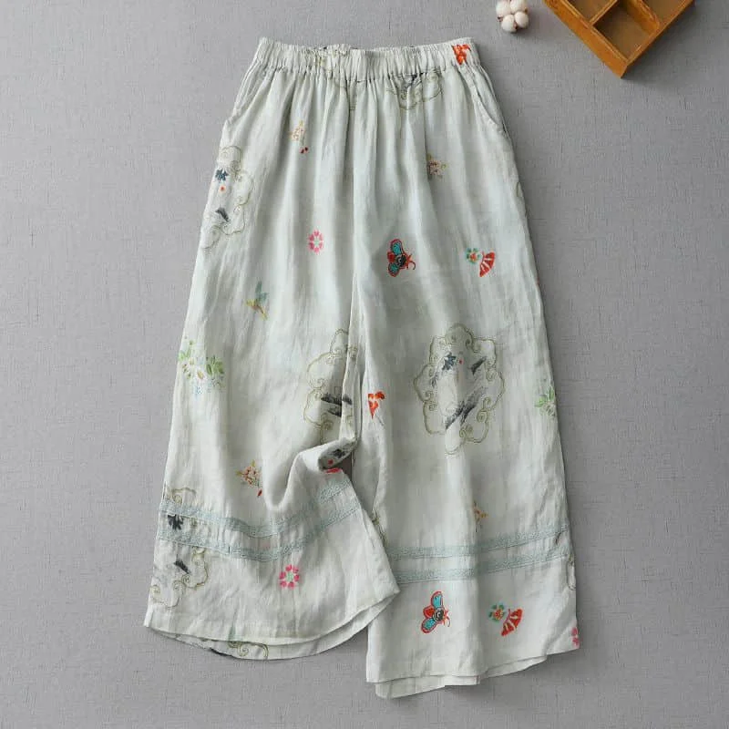 Cotton Linen Pants Floral Print Loose Casual Vintage Korean Fashion Harajuku Trousers Wide Leg Pants Women Clothing Baggy Pants
Cotton Linen Pants Floral Print Loose Casual Vintage Korean Fashion Harajuku Trousers Wide Leg Pants Women Clothing Baggy Pants