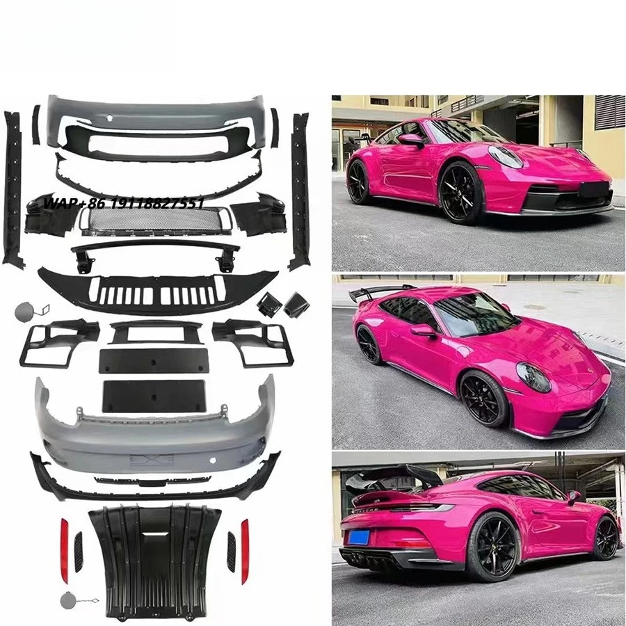 911 992 Upgrade GT3 Style Body Kit Facelift Full Set Car Accessories Body Kit Car Bumper Side Skirt Hood Scoop Exhaust Tip for
911 992 Upgrade GT3 Style Body Kit Facelift Full Set Car Accessories Body Kit Car Bumper Side Skirt Hood Scoop Exhaust Tip for