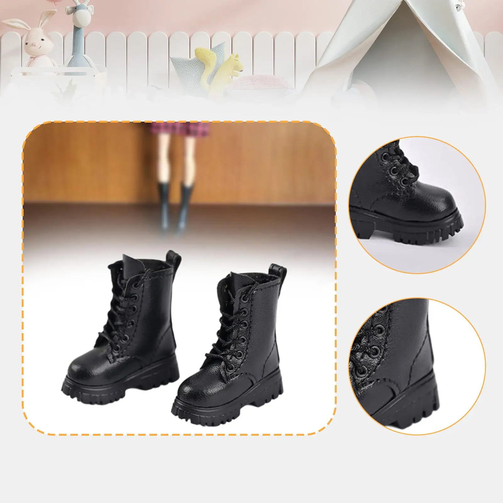 1/6 Scale Action Figures Boots ,12 inch Female Doll Boots DIY for 12inch Girl Dolls, Miniature, Fashionable Costume Accs
1/6 Scale Action Figures Boots ,12 inch Female Doll Boots DIY for 12inch Girl Dolls, Miniature, Fashionable Costume Accs
