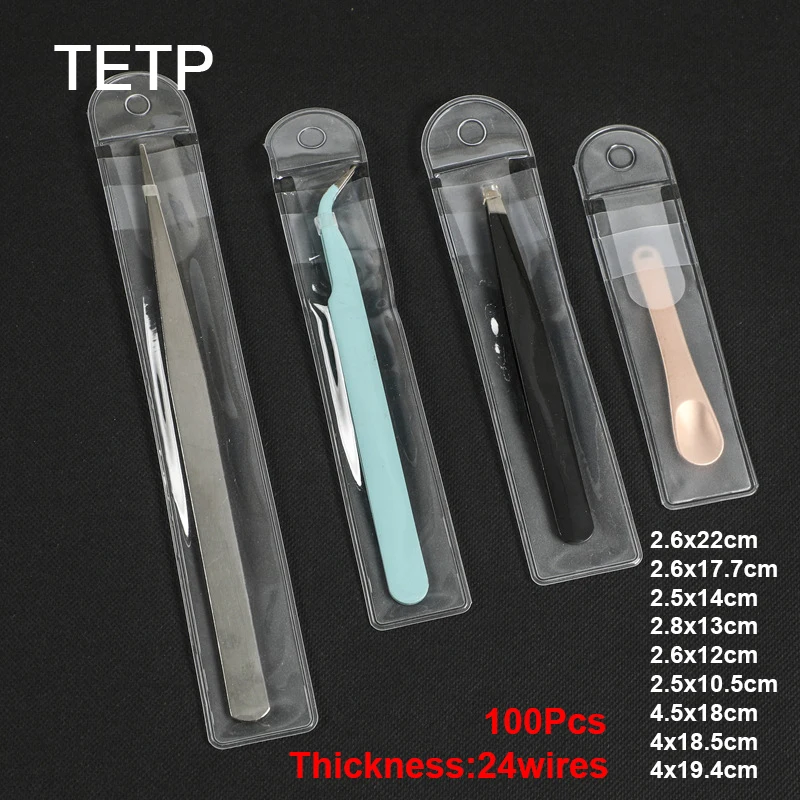TETP 100Pcs Matte Self-sealing Bag PVC Transparent Storage Dust-proof Packaging For Eyebrow Brushes Eyebrow Pencils And Tweezers
TETP 100Pcs Matte Self-sealing Bag PVC Transparent Storage Dust-proof Packaging For Eyebrow Brushes Eyebrow Pencils And Tweezers