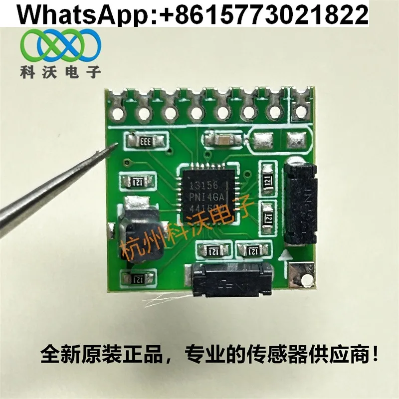 RM3100 Test Module PNI Geomagnetic Sensor DEMO Board, Three-Axis Electronic Compass PNI Magnetometer
RM3100 Test Module PNI Geomagnetic Sensor DEMO Board, Three-Axis Electronic Compass PNI Magnetometer