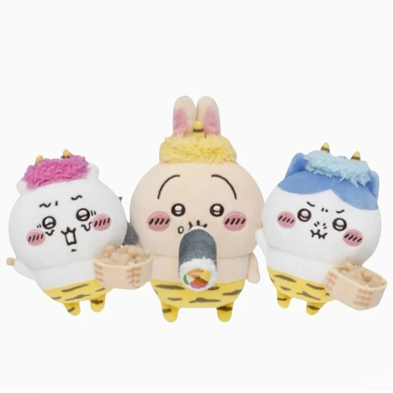 Caveman Leopard Print Series Plush Keychain Cute Usagi Hachiware Jiikawa in Primitive Costume Kawaii Anime Bag Charm for Fans
Caveman Leopard Print Series Plush Keychain Cute Usagi Hachiware Jiikawa in Primitive Costume Kawaii Anime Bag Charm for Fans