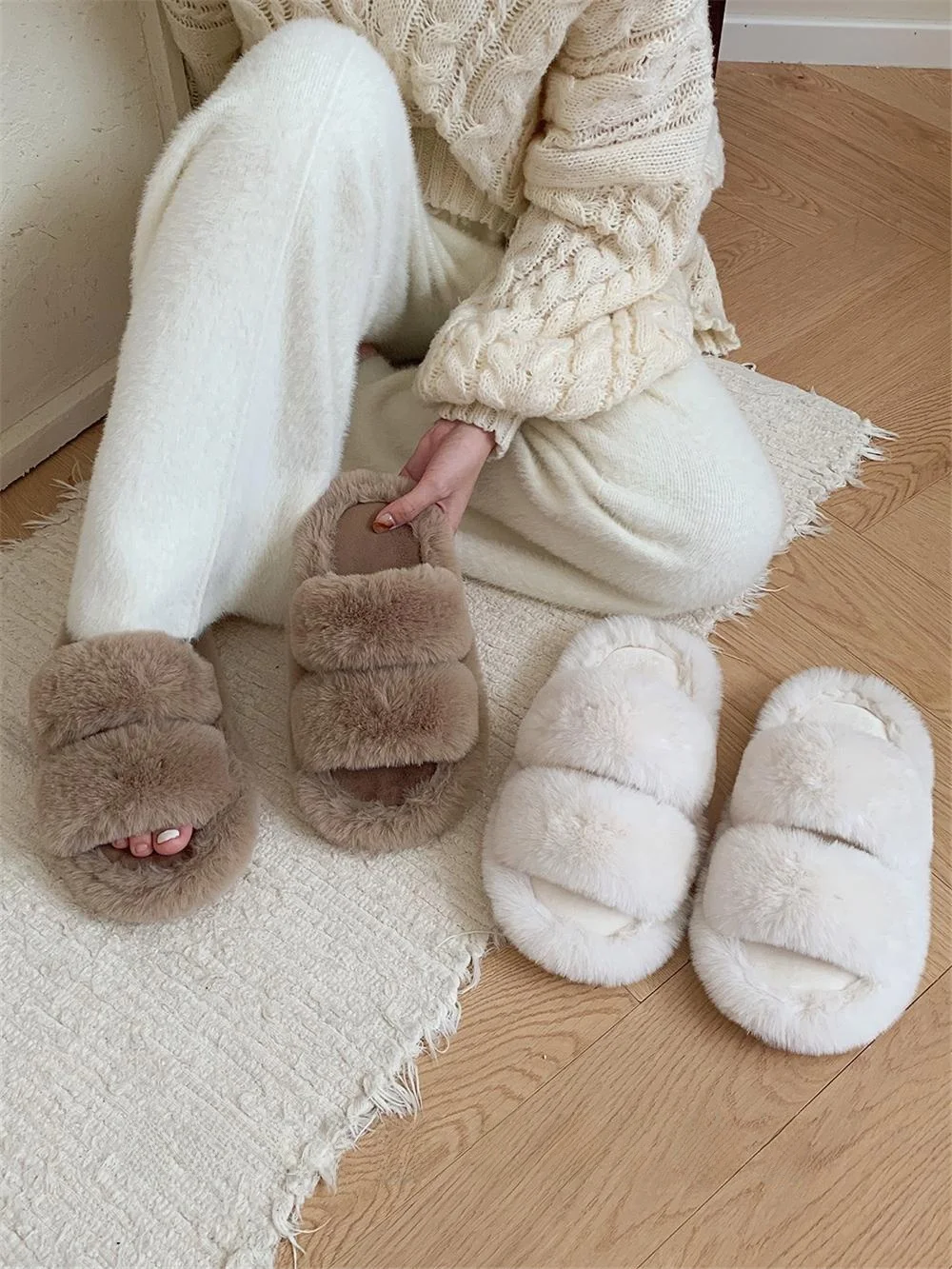 Casual Indoor Outdoor Women's Slippers Pure Color Fashionable Cotton Slippers Warm Home Shoes Velvet Surface PVC Bottom
Casual Indoor Outdoor Women's Slippers Pure Color Fashionable Cotton Slippers Warm Home Shoes Velvet Surface PVC Bottom
