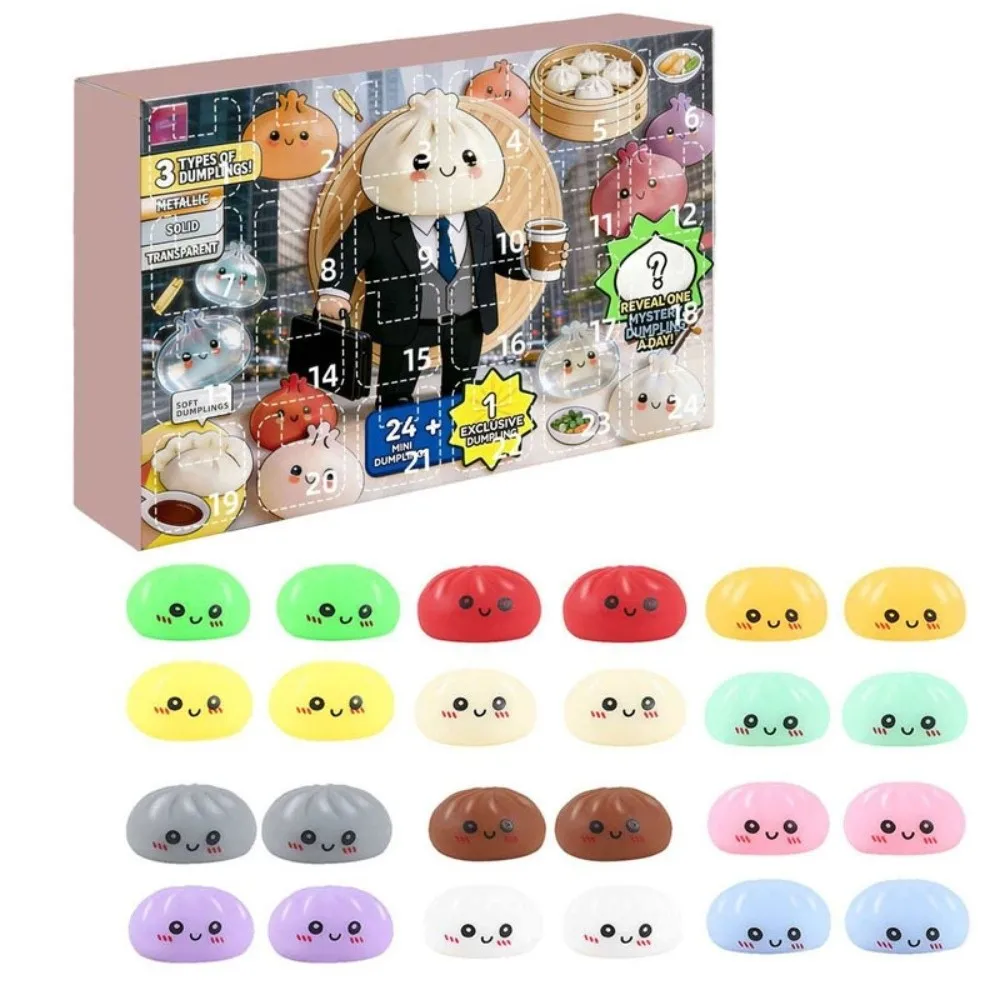 Sensory Toy Surprise Dumpling Stress Relief Xiaolongbao Squeeze Toy Set Glue Countdown Calendar 24 Day Kids Teens Adults
Sensory Toy Surprise Dumpling Stress Relief Xiaolongbao Squeeze Toy Set Glue Countdown Calendar 24 Day Kids Teens Adults