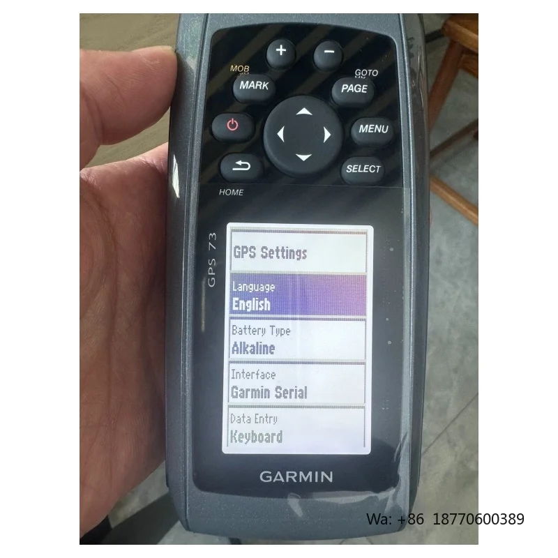 Gar min GPS 73 Handheld Navigation Device Other test Instruments
Gar min GPS 73 Handheld Navigation Device Other test Instruments
