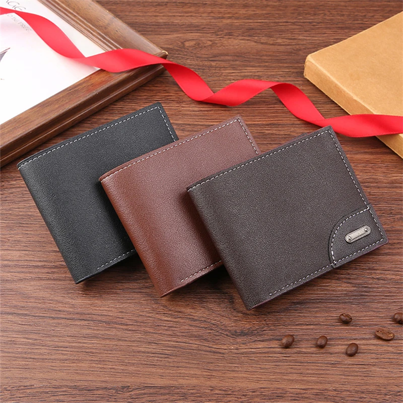 Классические короткие мужские кошельки из искусственной кожи, деловой складной держатель для денег
Классические короткие мужские кошельки из искусственной кожи, деловой складной держатель для денег