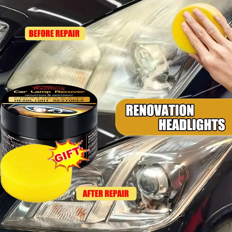 Car Headlight Restoration Polishing Headlamp Scratch Remover Repair Cleaning Paste Remove Oxidation Repair polishing paste
Car Headlight Restoration Polishing Headlamp Scratch Remover Repair Cleaning Paste Remove Oxidation Repair polishing paste