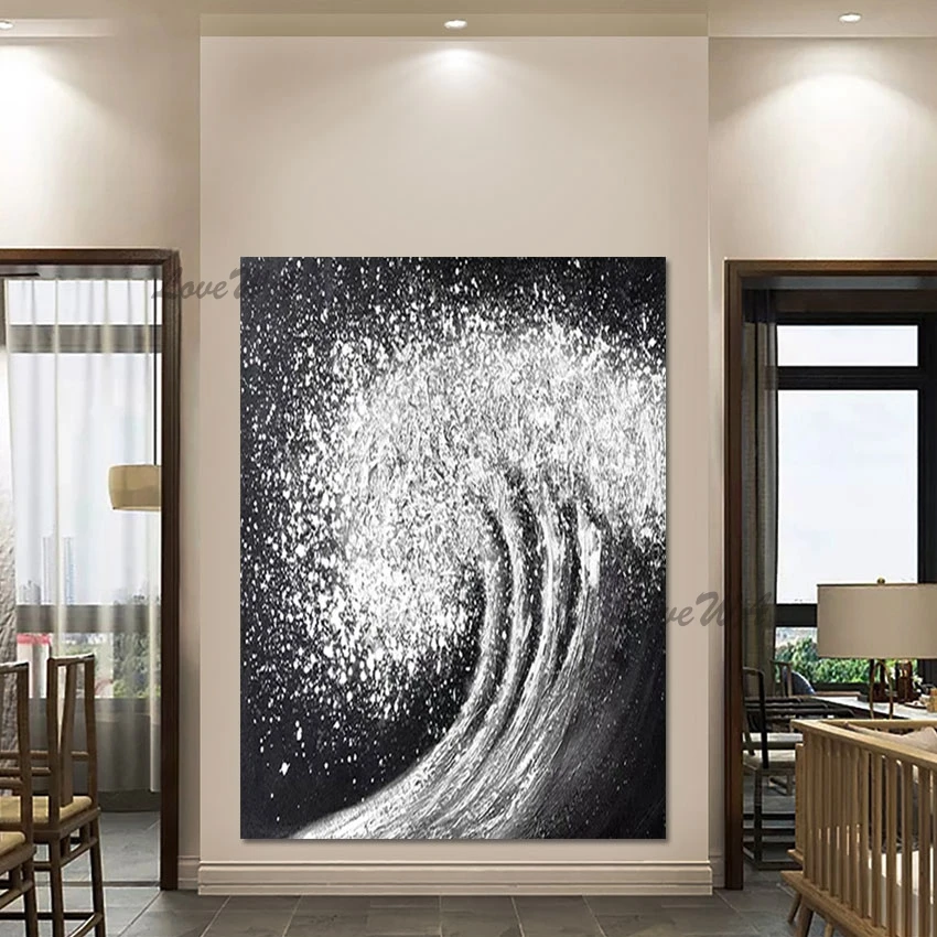 Abstract Wall Art Canvas Picture Palette Knife Oil Painting Sea Wave Hand Drawing Unframed Thick Acrylic Texture Design Artwork
Abstract Wall Art Canvas Picture Palette Knife Oil Painting Sea Wave Hand Drawing Unframed Thick Acrylic Texture Design Artwork