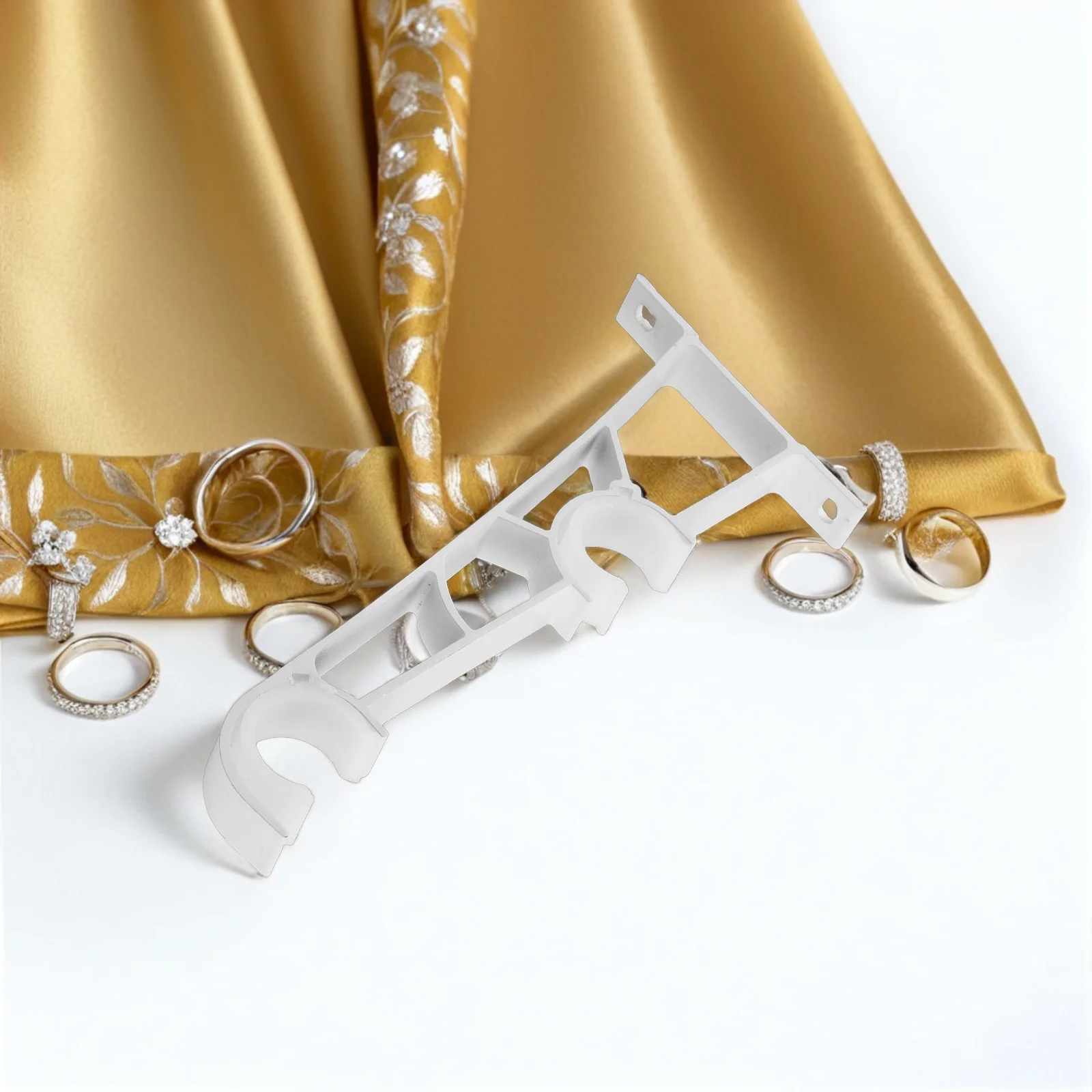 4Pcs Double Curtain Rod Bracket Heavy Duty Aluminum Alloy Side Mounted Stable Support Double Rod Curtain Pole Holder for Window
4Pcs Double Curtain Rod Bracket Heavy Duty Aluminum Alloy Side Mounted Stable Support Double Rod Curtain Pole Holder for Window