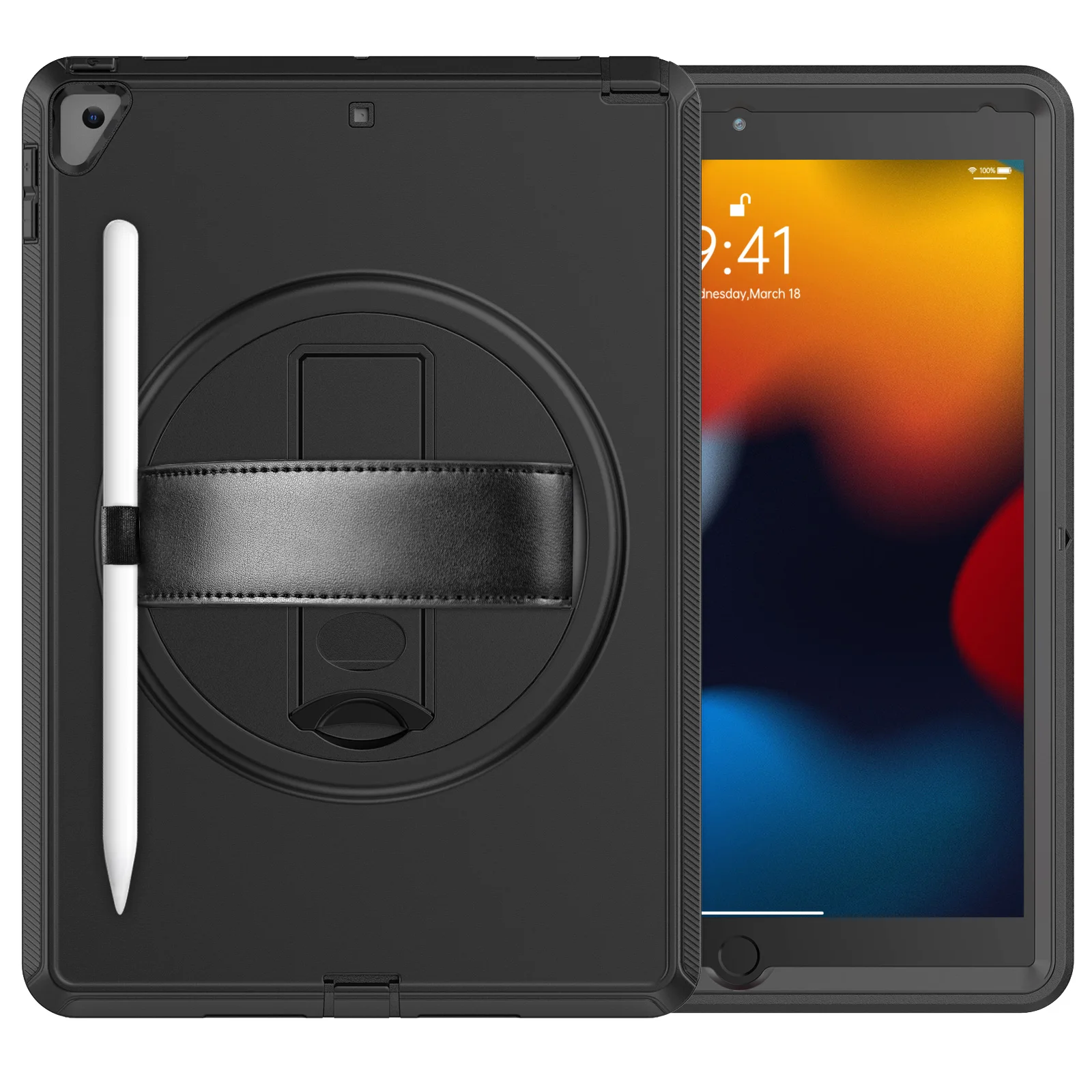 Shockproof Case For iPad 10.2 inch Case 2021/2020/2019 iPad 9th/ 8th/7th Rotating Stand/Hand Strap Built-in Screen Protector
Shockproof Case For iPad 10.2 inch Case 2021/2020/2019 iPad 9th/ 8th/7th Rotating Stand/Hand Strap Built-in Screen Protector