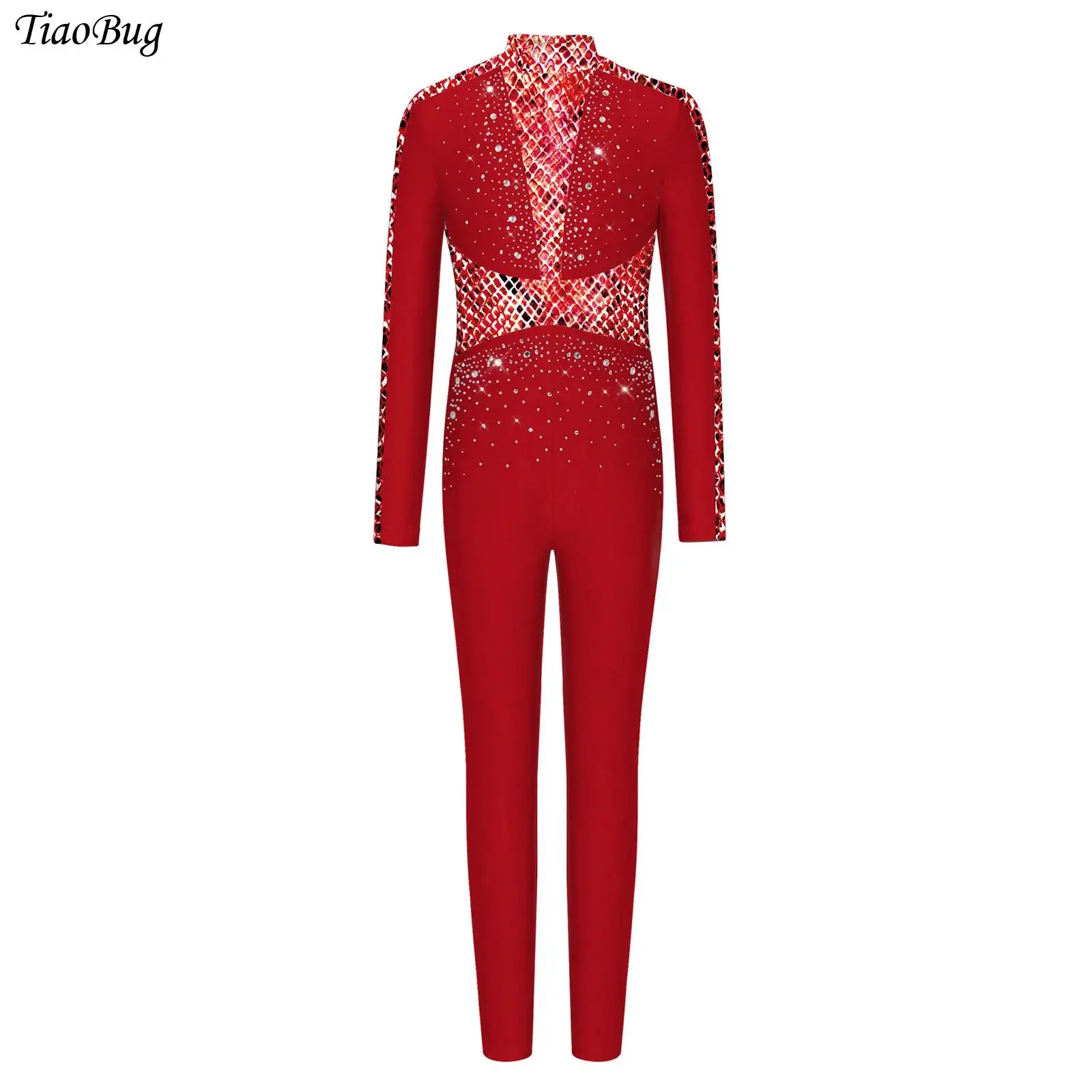 Kids Girls Gymnastics Leotards Long Sleeve Sequins Rhinestones Back Zipper Full Bodysuit Ballet
Kids Girls Gymnastics Leotards Long Sleeve Sequins Rhinestones Back Zipper Full Bodysuit Ballet