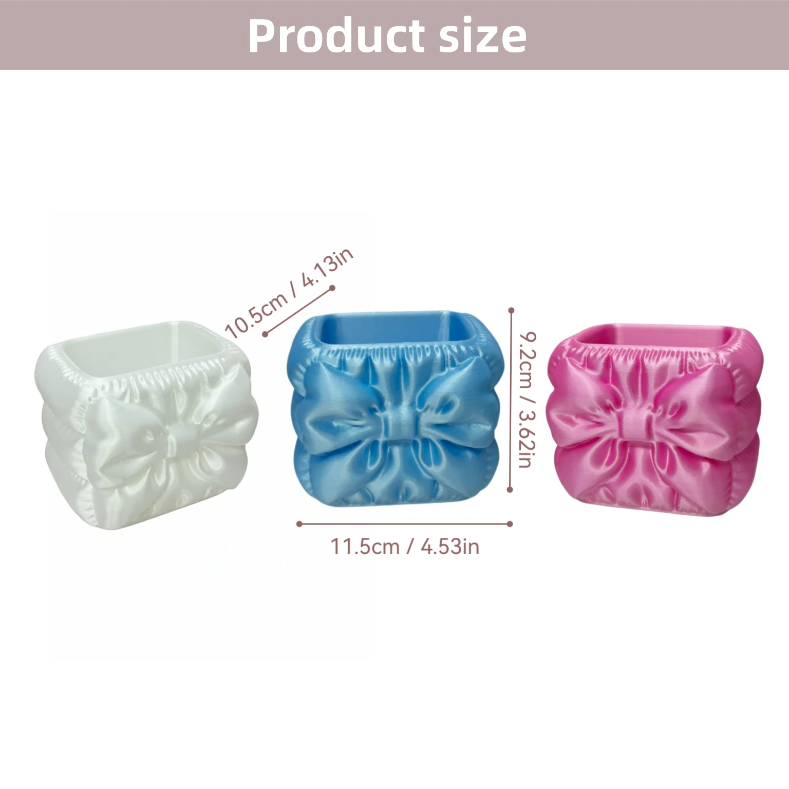 Bow Satin Puff Makeup Brush Holder, Cute Desk Organizer, Decorative Storage Cup for Pens, Brushes & Vanity Essentials
Bow Satin Puff Makeup Brush Holder, Cute Desk Organizer, Decorative Storage Cup for Pens, Brushes & Vanity Essentials