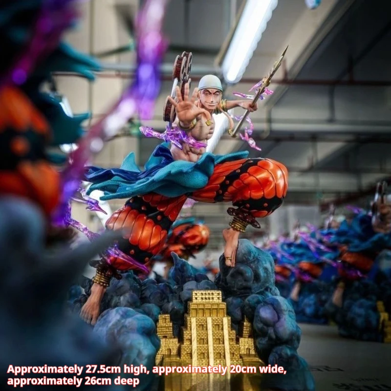 New 28cm Jt Thunder God Enel One Piece Collectible Anime Figure Handmade Artworks Enel Display Model Home Decoration Gift
New 28cm Jt Thunder God Enel One Piece Collectible Anime Figure Handmade Artworks Enel Display Model Home Decoration Gift