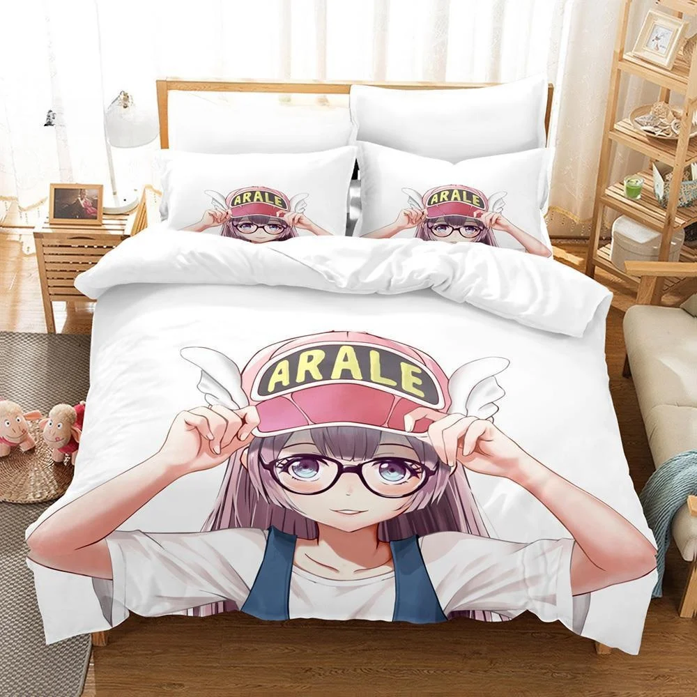 Fashion Cartoon DR S-Slump Arale Anime Bedding Set Sheet King Twin Double Child Bedding Set Mircofiber or Polyester Duvet Cover
Fashion Cartoon DR S-Slump Arale Anime Bedding Set Sheet King Twin Double Child Bedding Set Mircofiber or Polyester Duvet Cover
