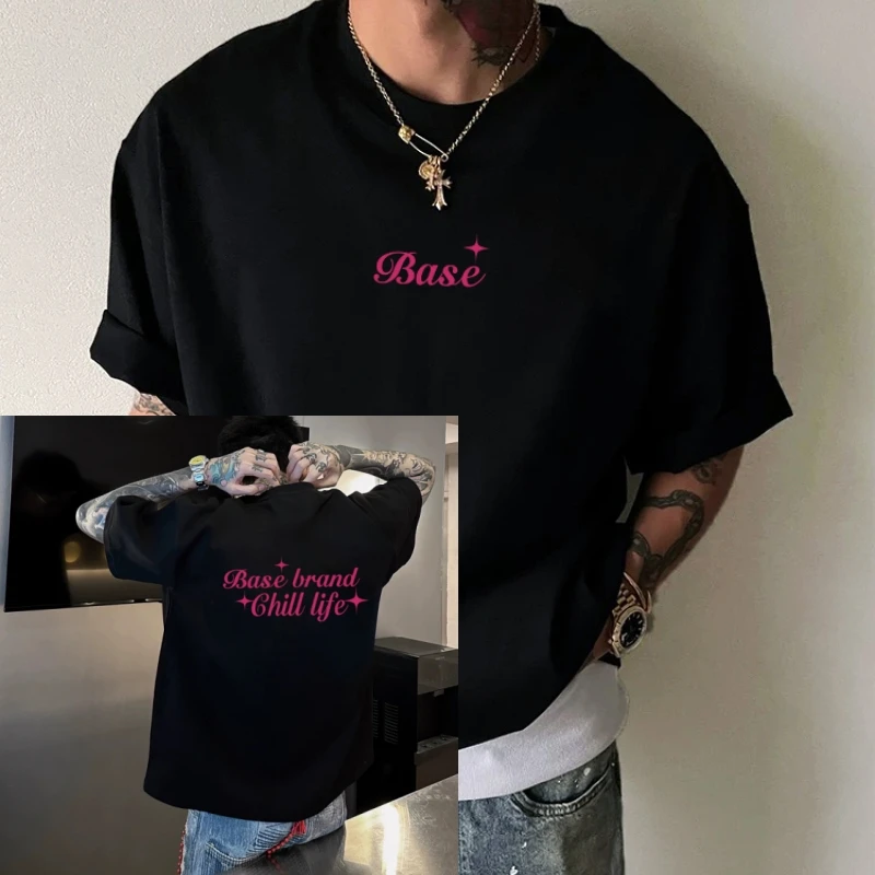 Футболка унисекс из 100% хлопка с буквенным принтом — круглый вырез, дышащая, свободная, стильный летний повседневный топ, горячая распродажа, большие размеры 
Футболка унисекс из 100% хлопка с буквенным принтом — круглый вырез, дышащая, свободная, стильный летний повседневный топ, горячая распродажа, большие размеры