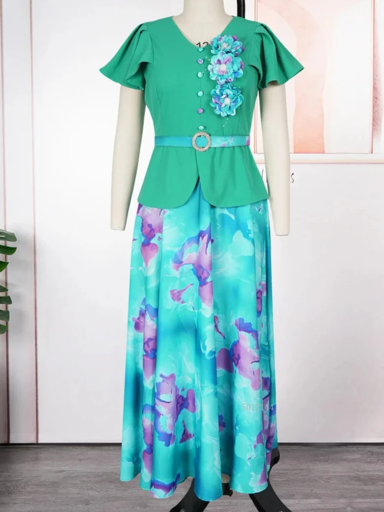 African Dresses for Women 2025 Plus Size Muslim Wedding Evening Party Long Dress Elegant Summer Fashion Short Sleeve Print Robe
African Dresses for Women 2025 Plus Size Muslim Wedding Evening Party Long Dress Elegant Summer Fashion Short Sleeve Print Robe
