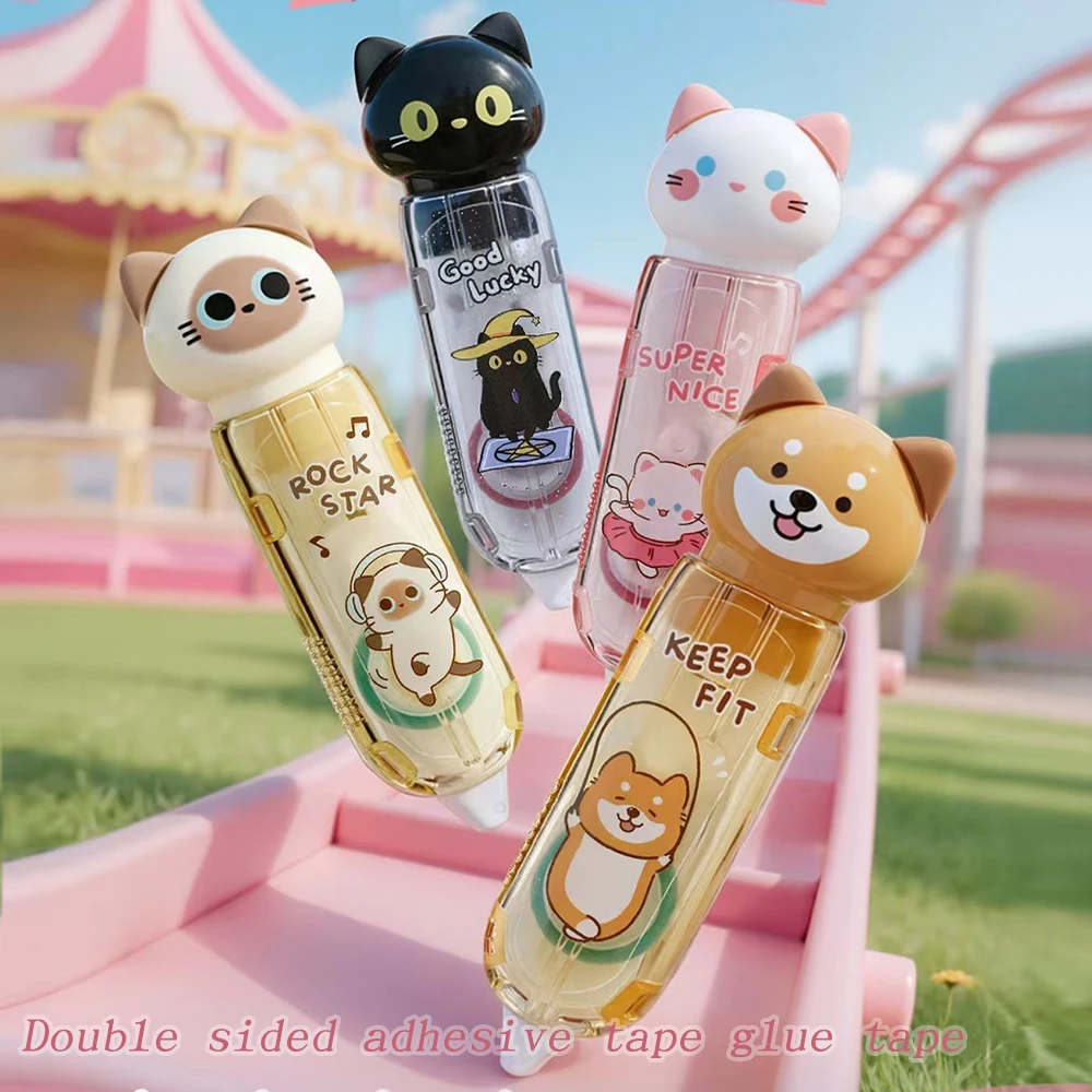 Aesthetic school stationery items office desk scrapbooking supplies cute cat Double sided adhesive tape glue tape
Aesthetic school stationery items office desk scrapbooking supplies cute cat Double sided adhesive tape glue tape