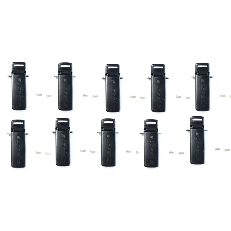 10pcs Baofeng UV-5R Belt Clip for BAOFENG UV-5R UV-5RA UV-5RB UV-5RC TYT TH-F8 Ham Radio Walkie Talkie Belt Clip Accessories
10pcs Baofeng UV-5R Belt Clip for BAOFENG UV-5R UV-5RA UV-5RB UV-5RC TYT TH-F8 Ham Radio Walkie Talkie Belt Clip Accessories