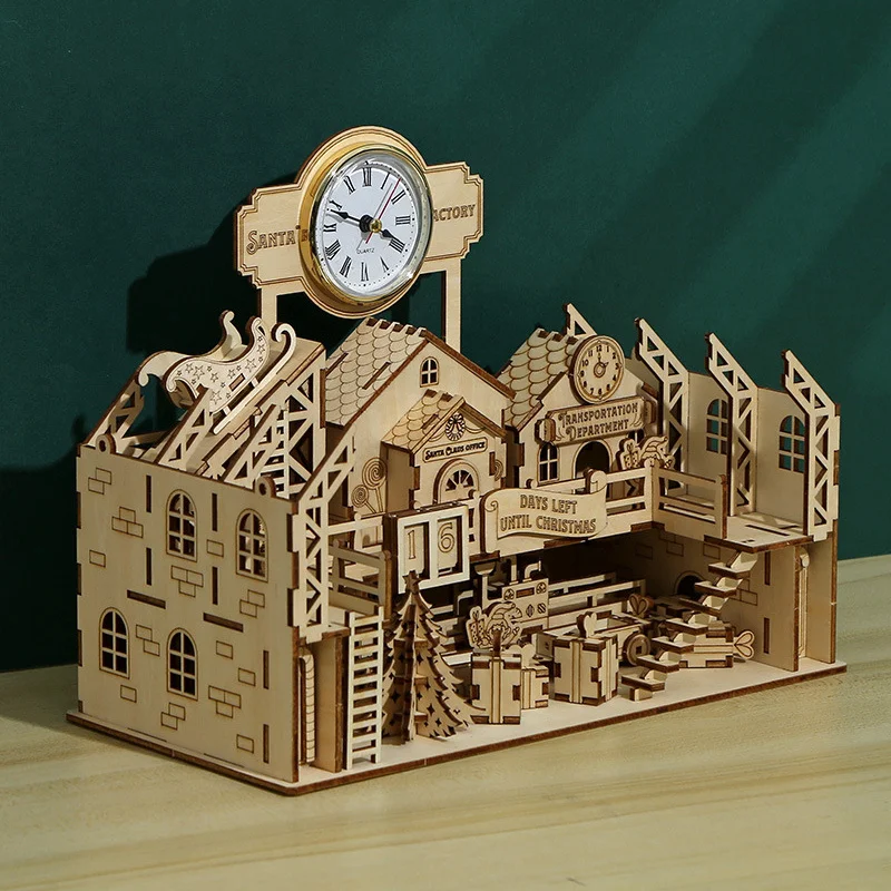 Magic Cabin Clock 3D Wooden Puzzle Educational Toys Puzzle Toys for Adults Children's Day Gifts Christmas Santa's factory
Magic Cabin Clock 3D Wooden Puzzle Educational Toys Puzzle Toys for Adults Children's Day Gifts Christmas Santa's factory