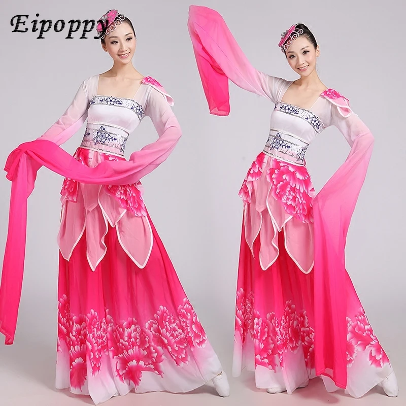 Classical Costumes Sleeve Chinese clothing Plucking dance Surprised Dance Mountain ghost costumes
Classical Costumes Sleeve Chinese clothing Plucking dance Surprised Dance Mountain ghost costumes