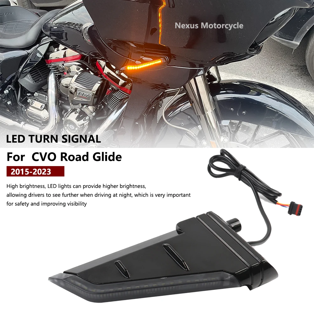 LED Turn Signal For Harley Road Glide FLTRX FLTRU FLTRK Lights 2015-2023 Side Running Lamp Flowing Motorcycle Accessories 2023
LED Turn Signal For Harley Road Glide FLTRX FLTRU FLTRK Lights 2015-2023 Side Running Lamp Flowing Motorcycle Accessories 2023