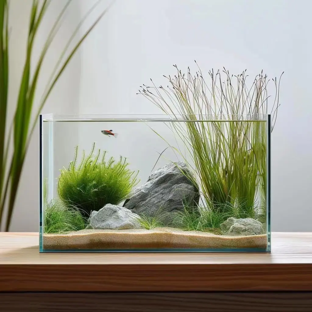 10 Gallon Glass Fish Tank, Easy to Maintain Small Aquarium for Betta/Goldfish/Snails/Shrimp and Aquatic Planting.
10 Gallon Glass Fish Tank, Easy to Maintain Small Aquarium for Betta/Goldfish/Snails/Shrimp and Aquatic Planting.
